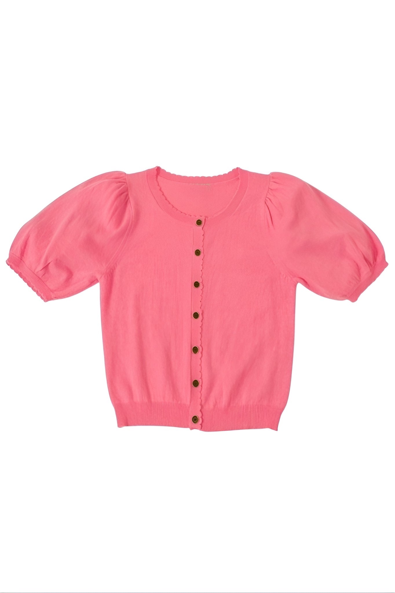 Puff Sleeve Cardigan - 3 Colors