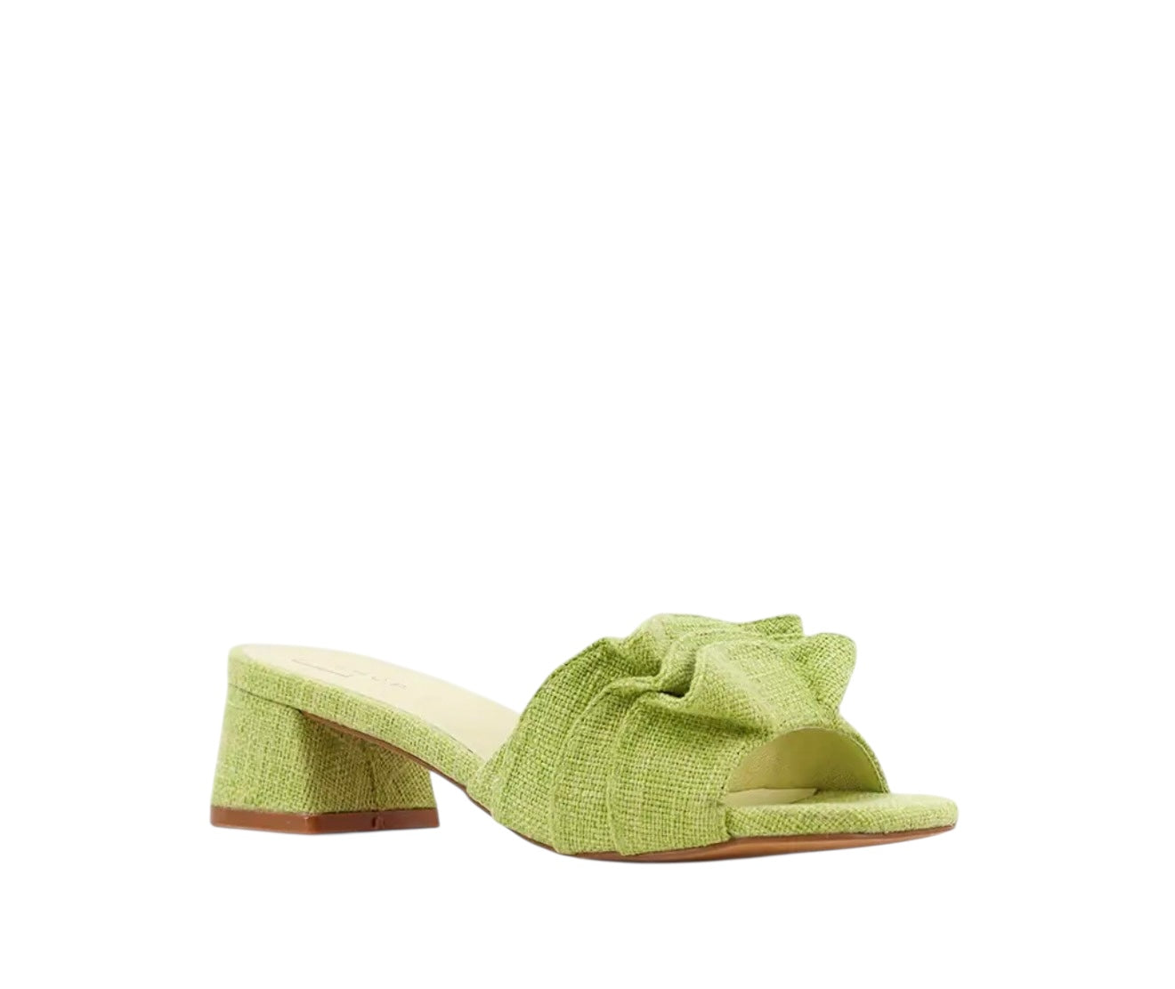 Ruffle Raffia Heel - 2 Colors
