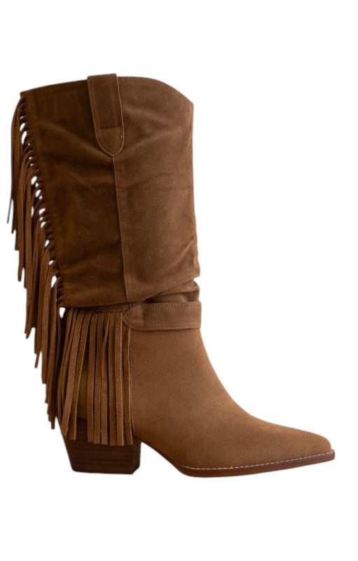 Fringe Suede Boots