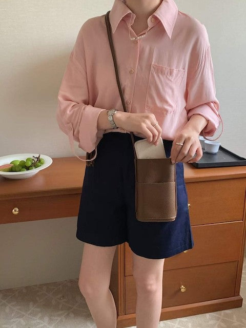 Chocolate Slim Crossbody
