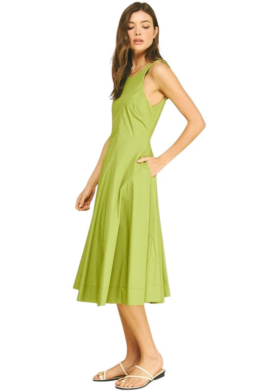 Matcha Flared Midi