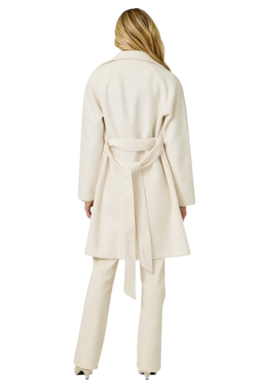 Lapel Collar Coat - 2 Colors