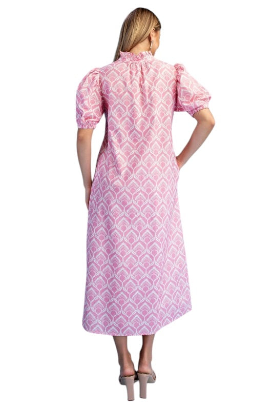 Floral Poplin Shirt Dress- 3 Colors