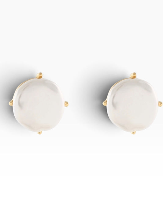 Cotton Pearl Stud