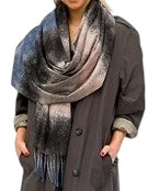 Watercolor Cashmere Blend Scarf- 2 Colors