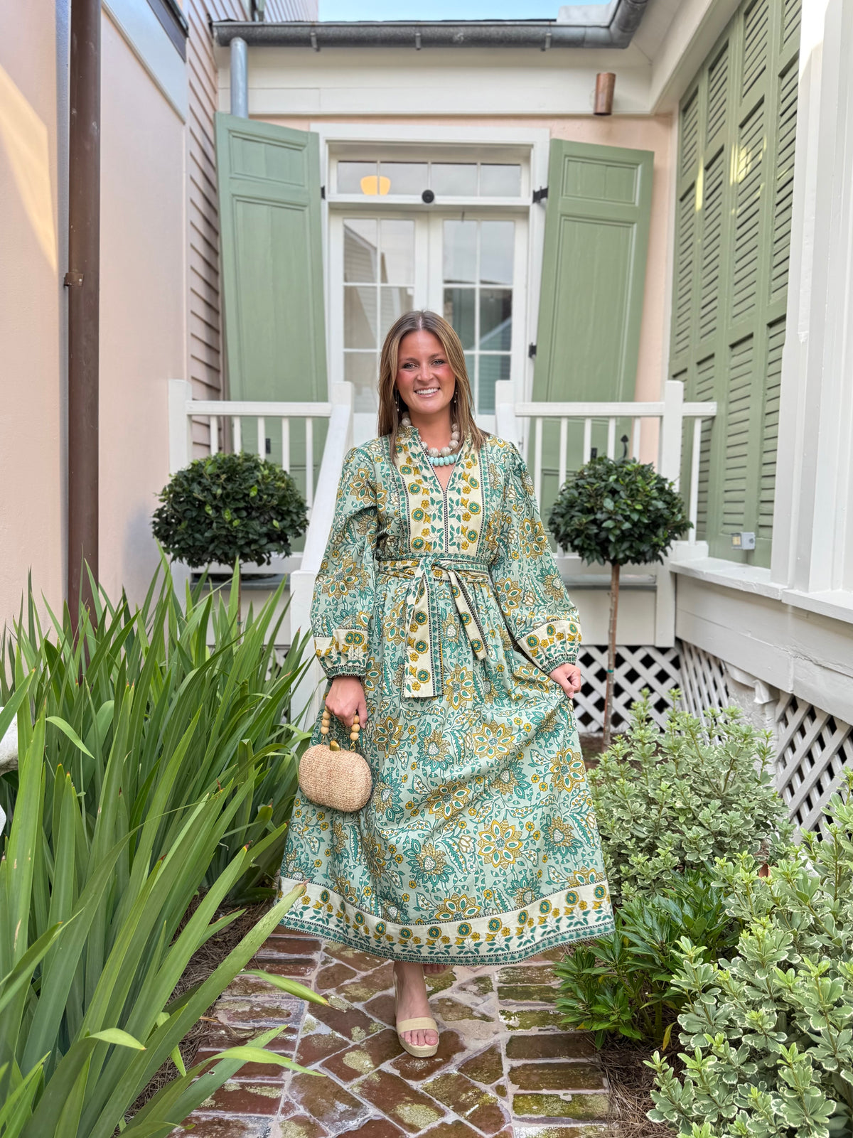 St Charles Midi in Green & Golden Daisy