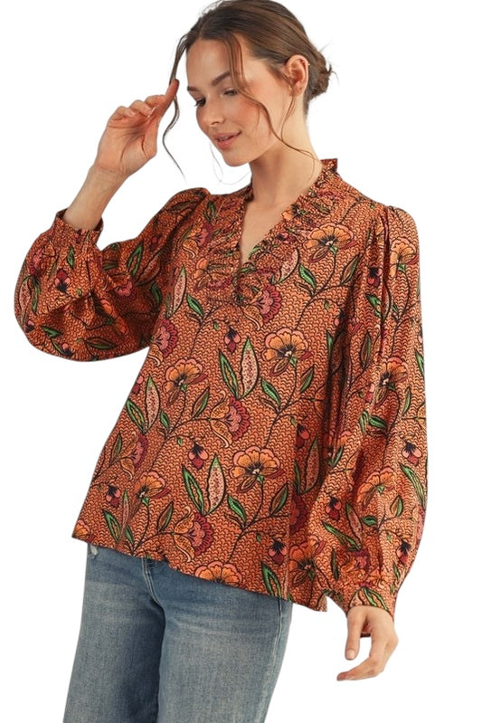 Toffee Poppy Top