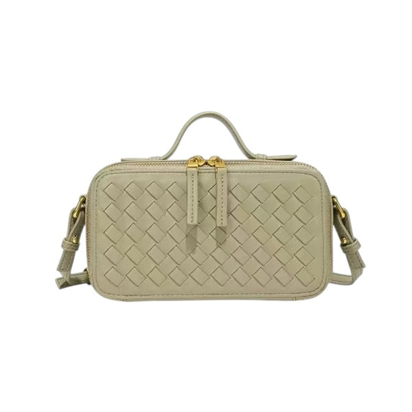 Woven Top Handle Tote- 2 Colors