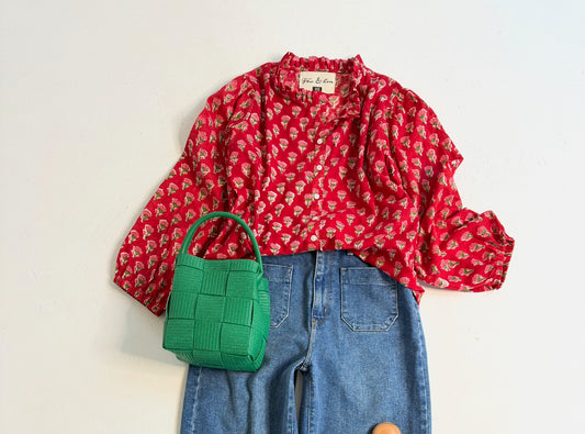 Ellen Top in Red