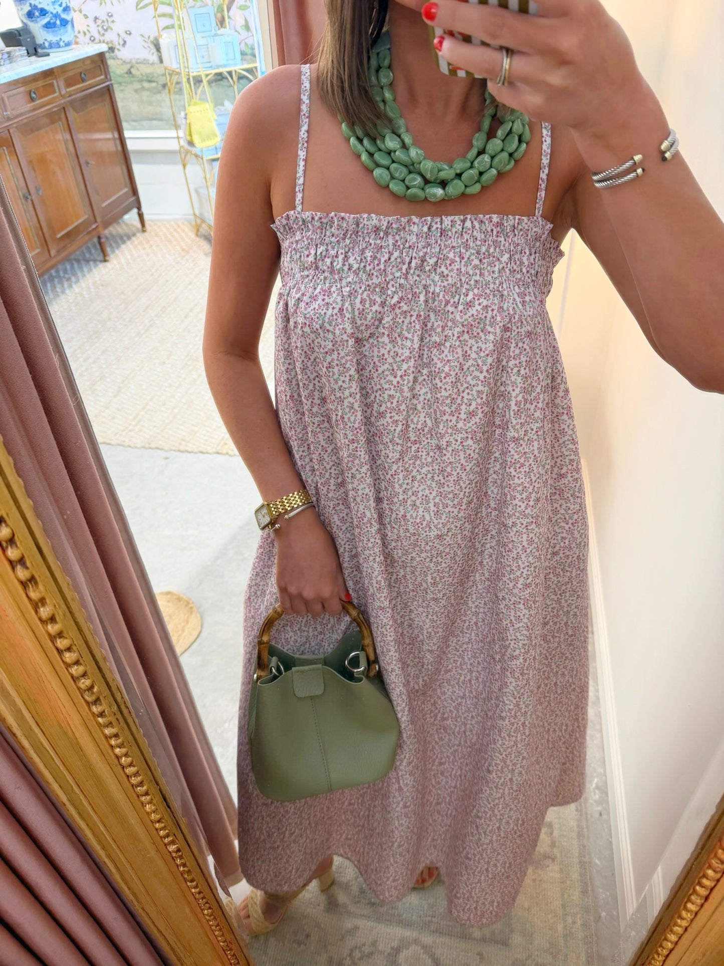 Lilac Florals Midi