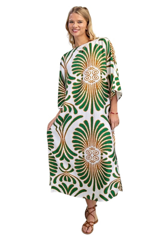 Green Goddess Caftan
