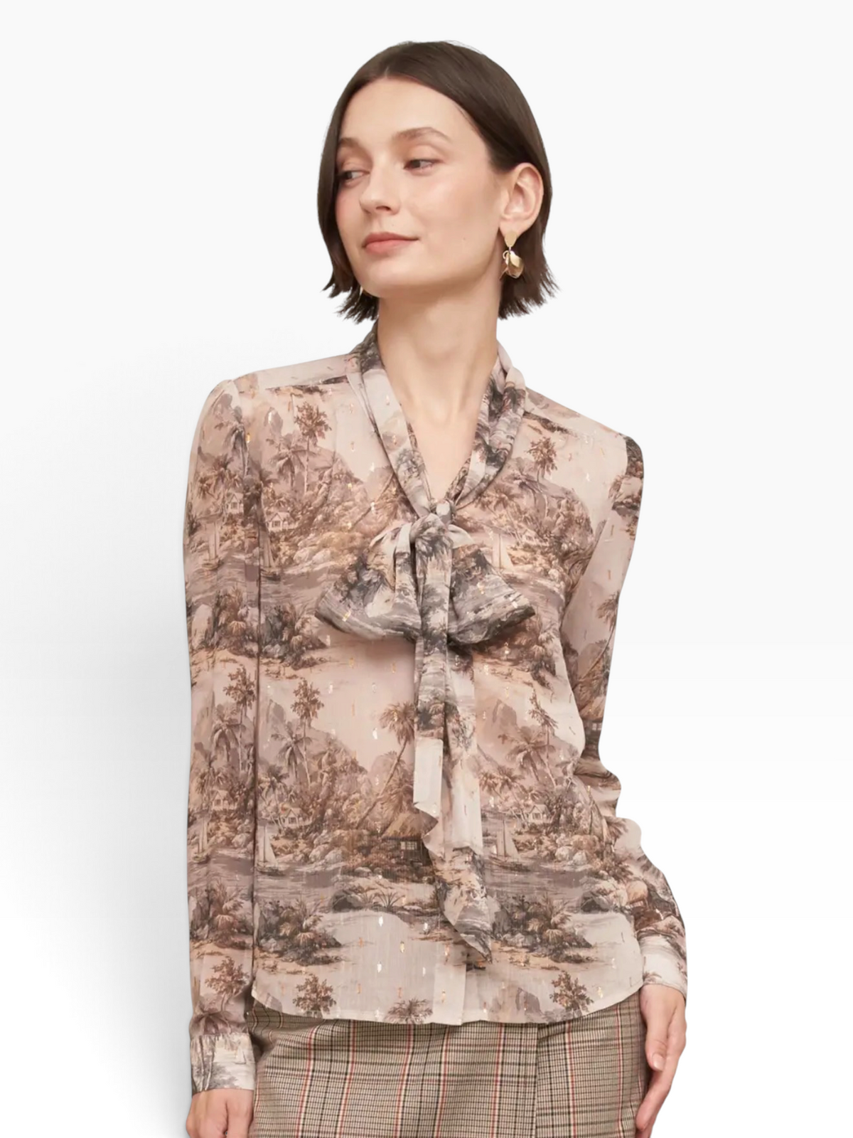 Landscape Toile Blouse