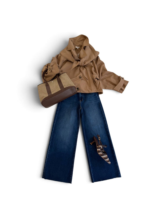 Shawl Detail Trench Jacket