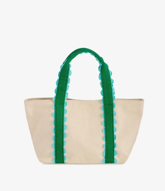 Mini Scallop Boat Totes- 3 Colors