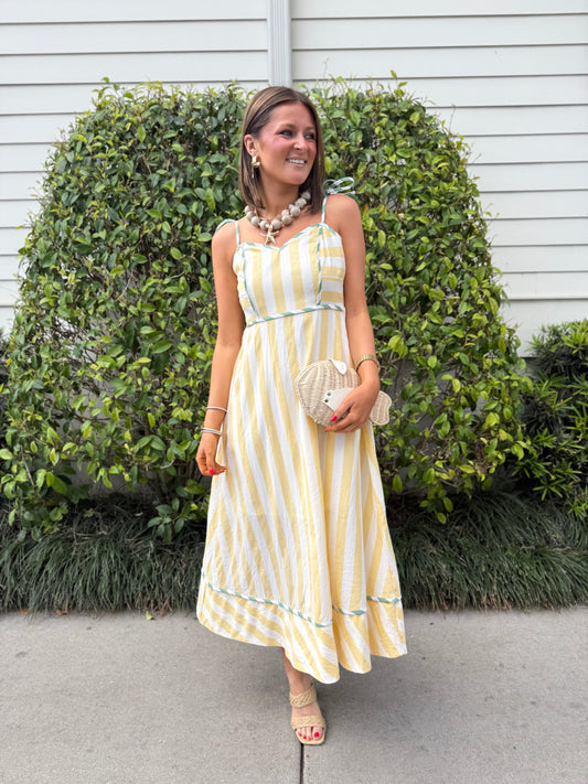 Butter Stripe Midi