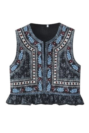 Embroidery Vest