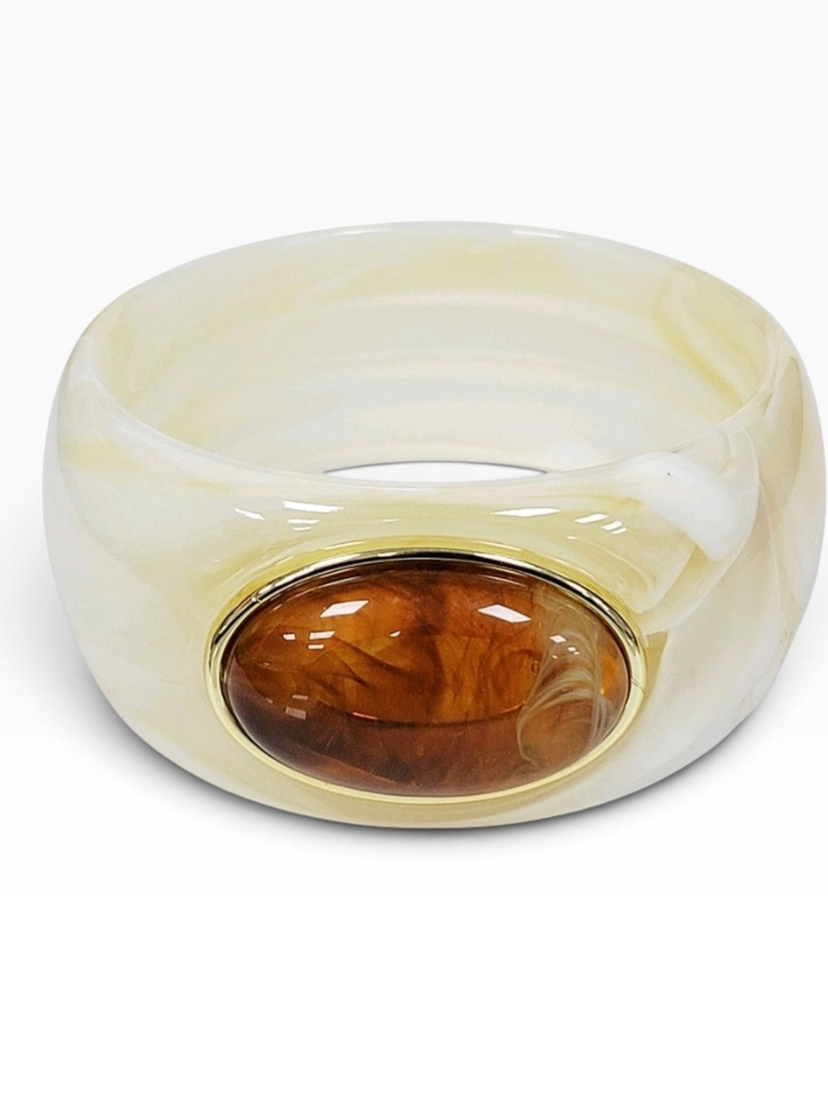 Gemstone Resin Bangle- 3 Colors