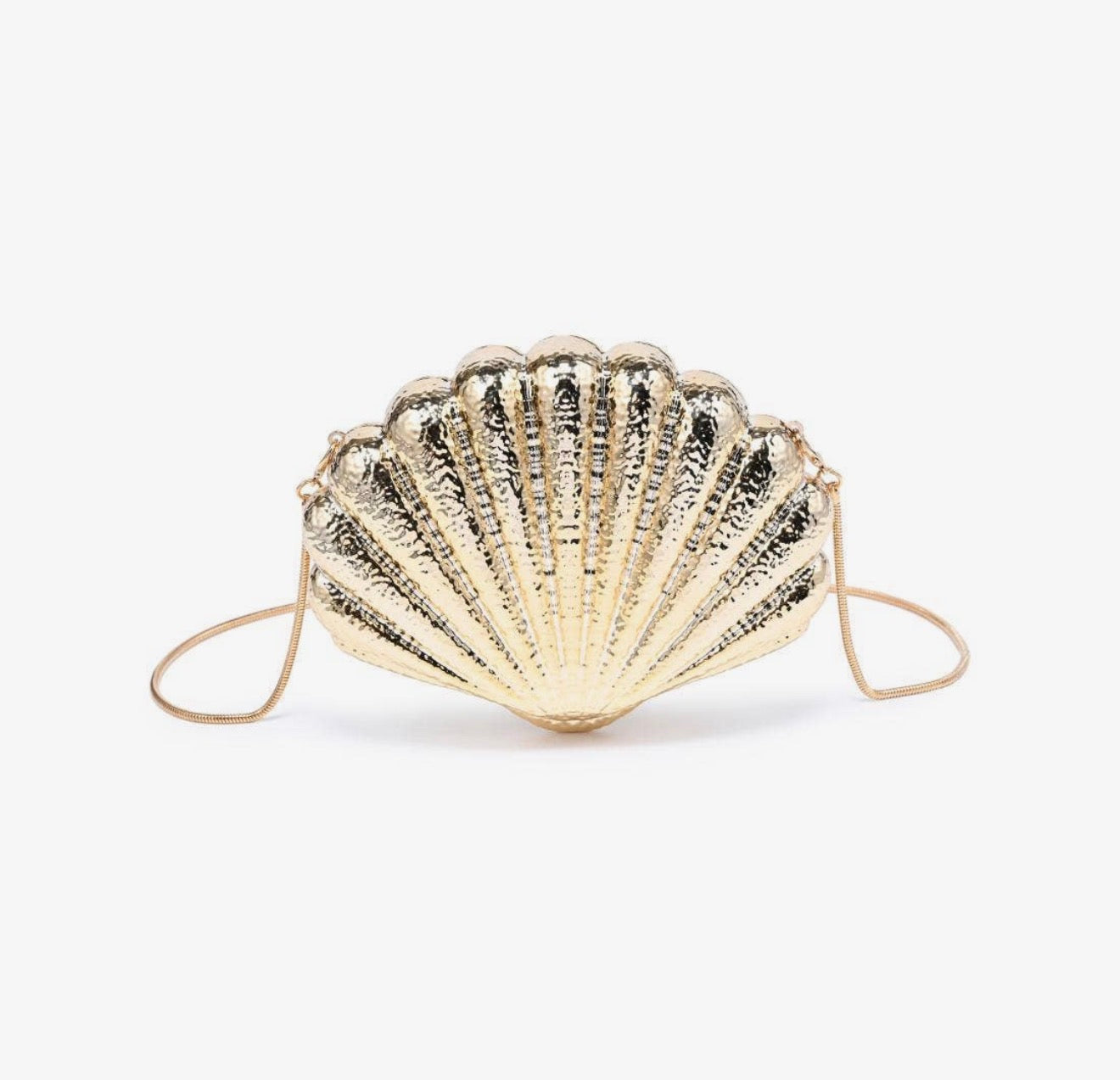 Golden Shell Clutch