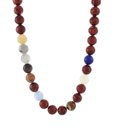 Marble Gem Necklace- 4 Colors