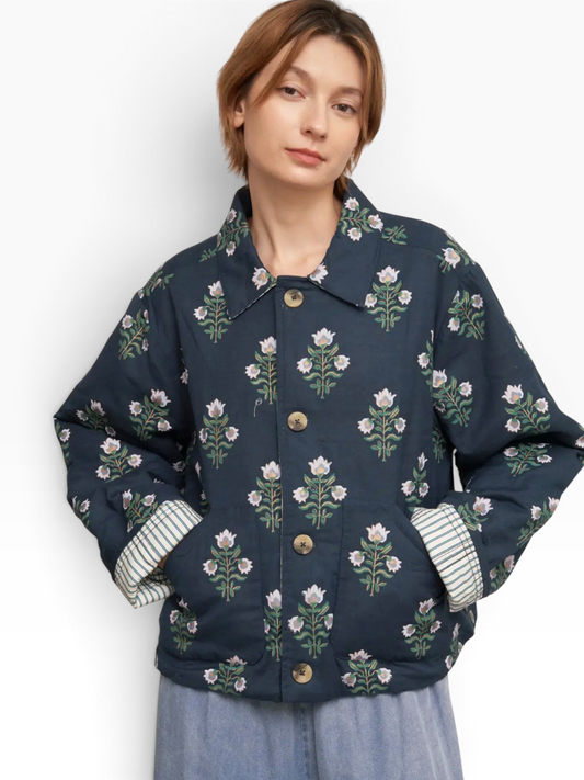 Reversible Botanical Jacket