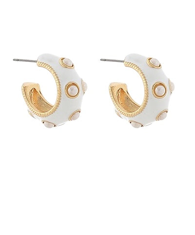 Resin Dots Earring- 3 Colors