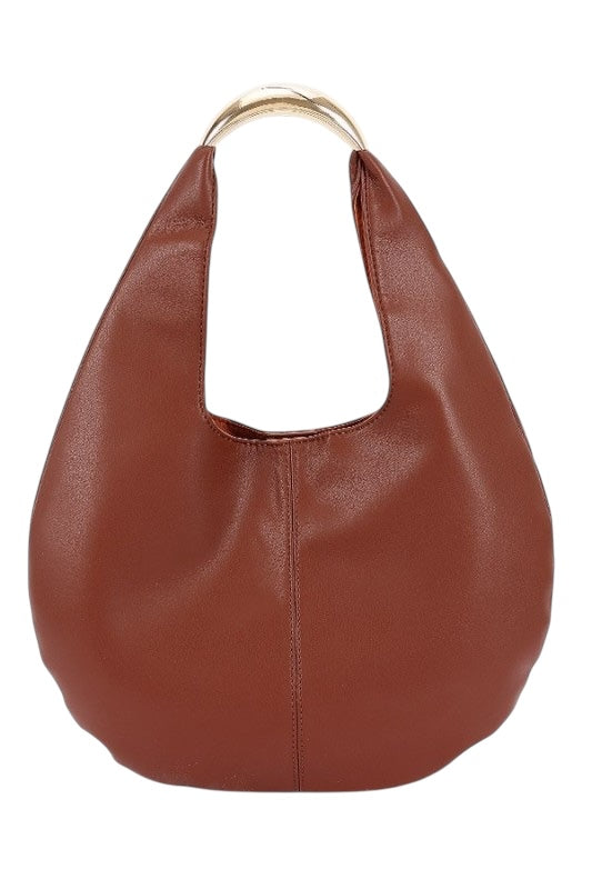 Brass Handle Hobo- 2 Colors