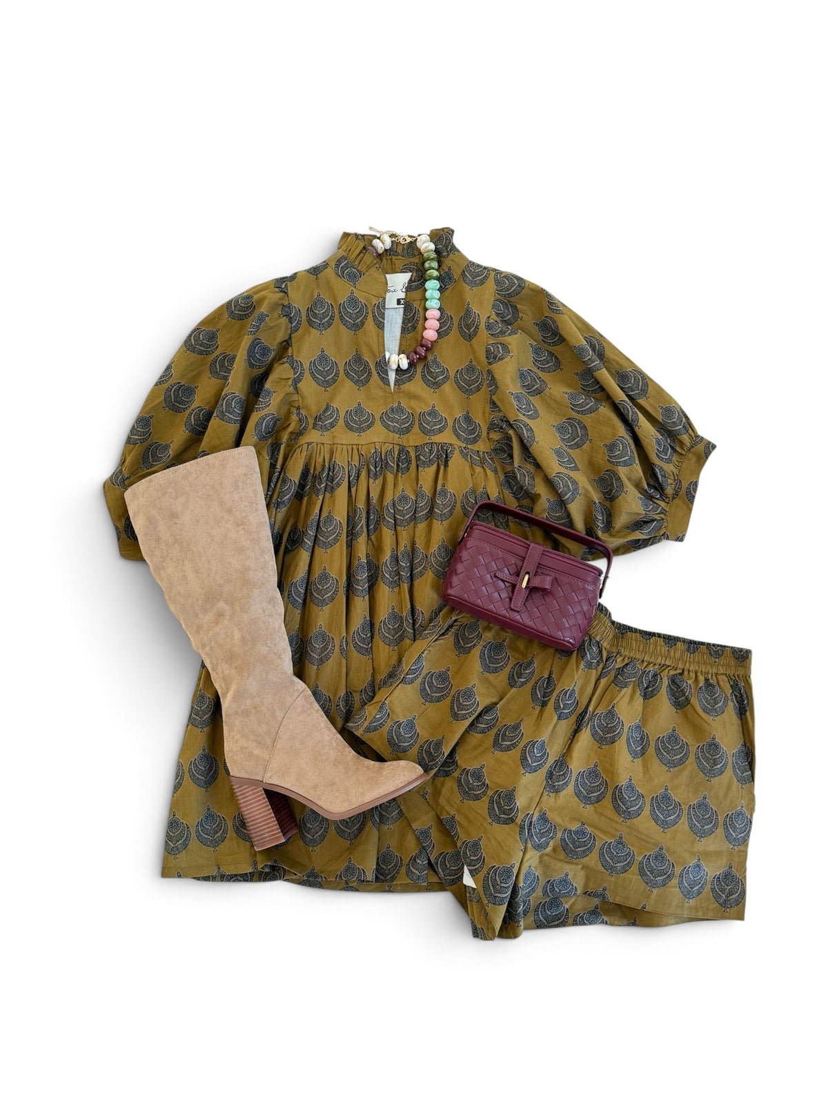 Foxy Set in Olive