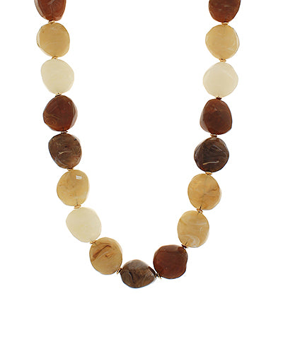 Multi Browns Necklace