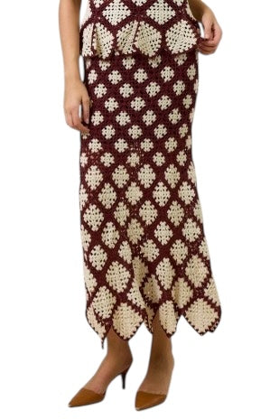 Chocolate & Ivory Crochet Set