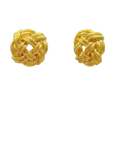 Gold Knot Earrings
