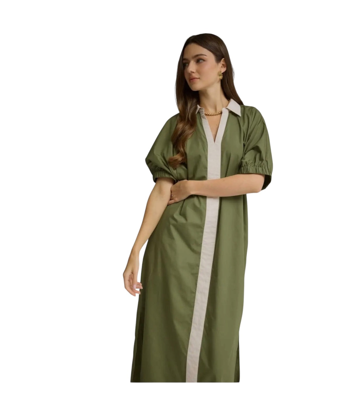 Poplin Center Band Midi- 2 Colors
