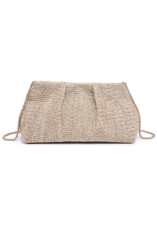 Raffia Clutch - 2 Colors