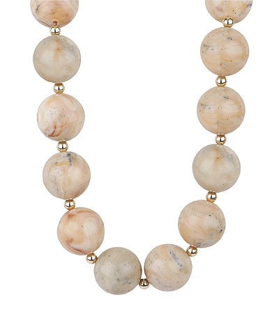 Gold Bead Jumbo Necklace- 2 Color
