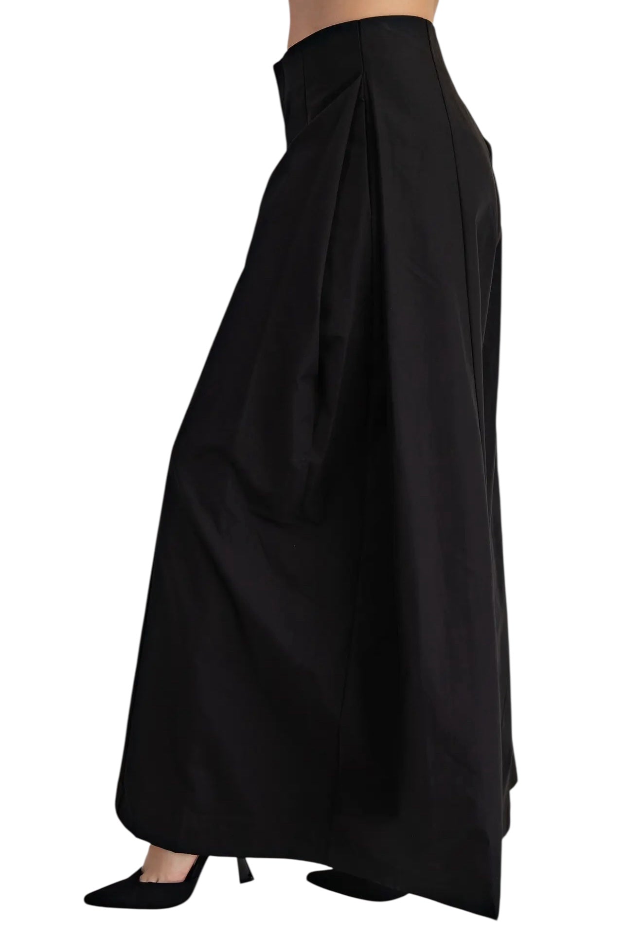 A-Line Palazzo Pant in Black