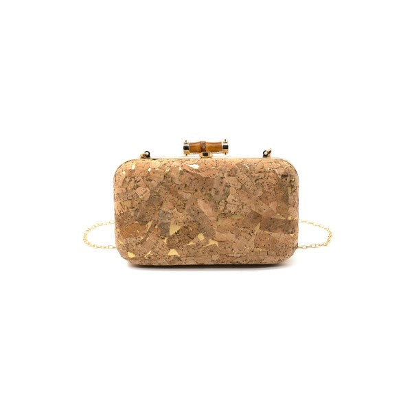 Cork & Bamboo Clutch