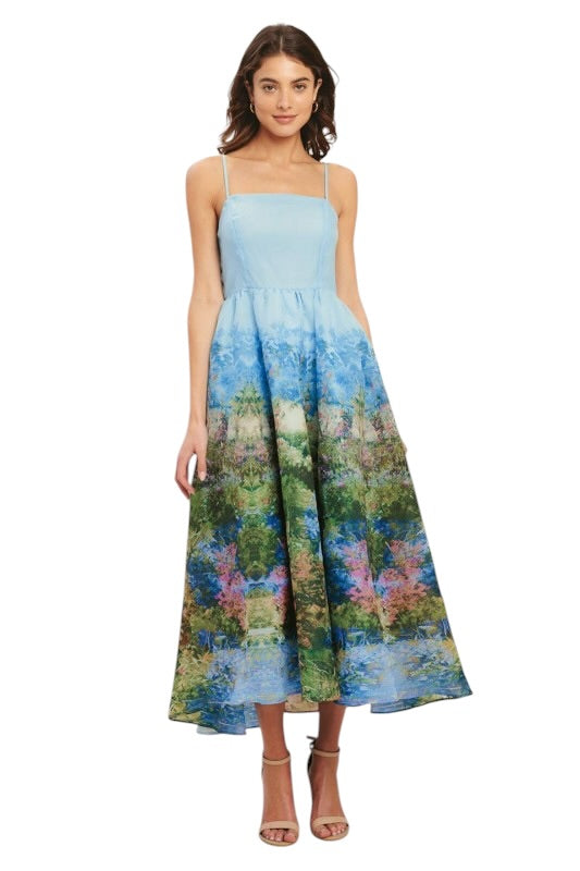 Watercolor Floral Fields Midi