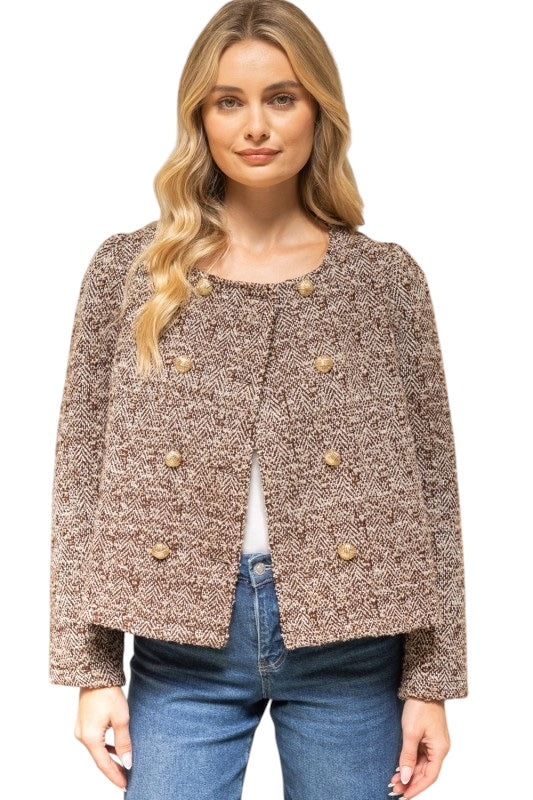 Chocolate Tweed Jacket