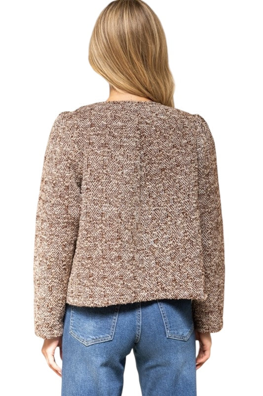 Chocolate Tweed Jacket