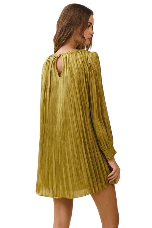 Satin Pleats Mini - 2 Colors