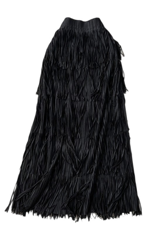 Fringe Midi Skirt- 4 Colors