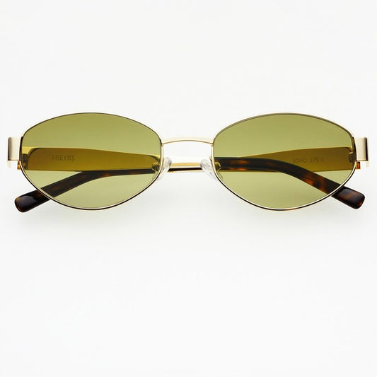Soho Gold & Green Sunnies