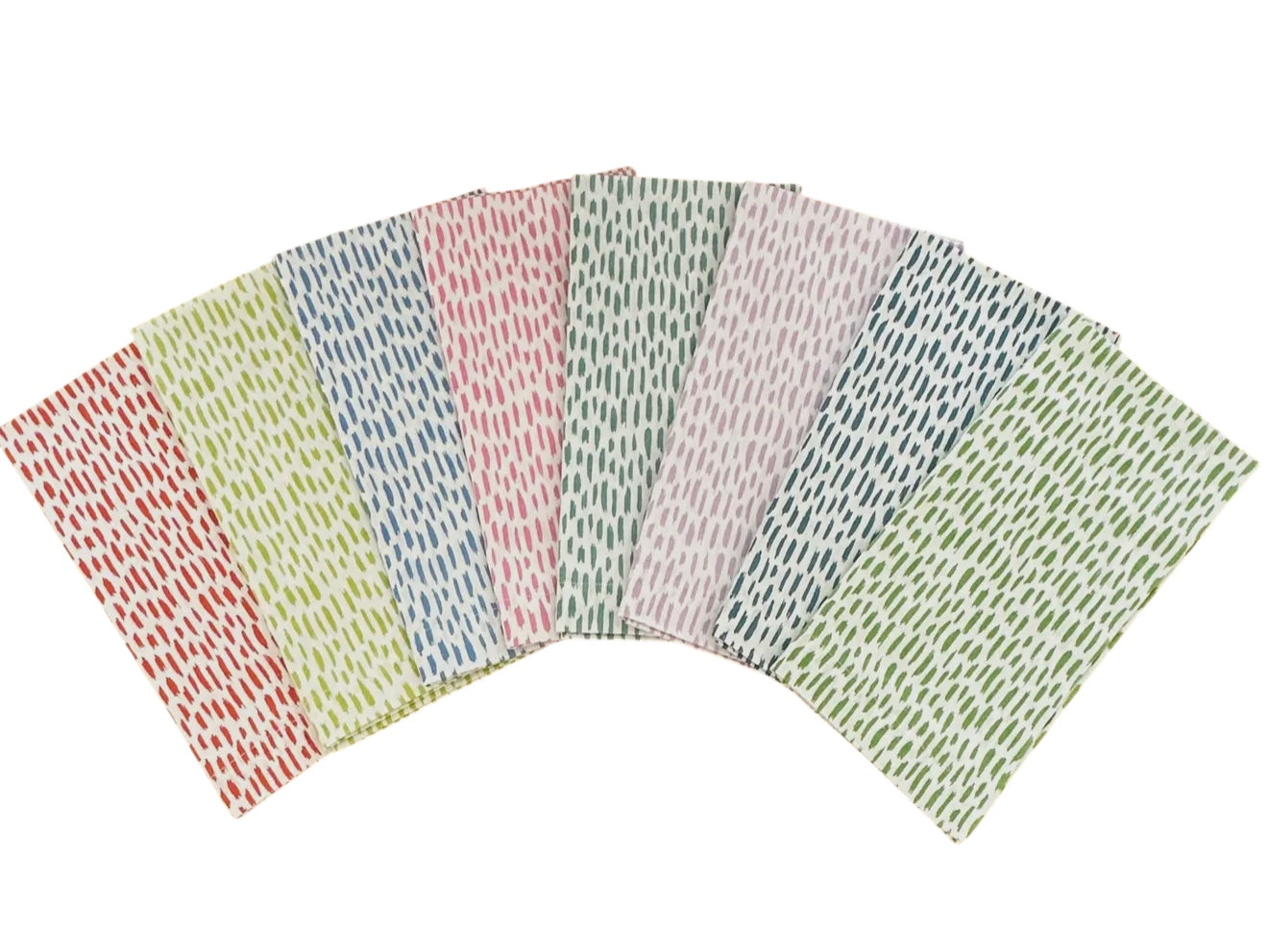 Set of 4 BlockPrint Napkins