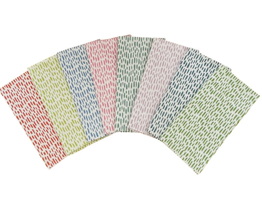 Set of 4 BlockPrint Napkins