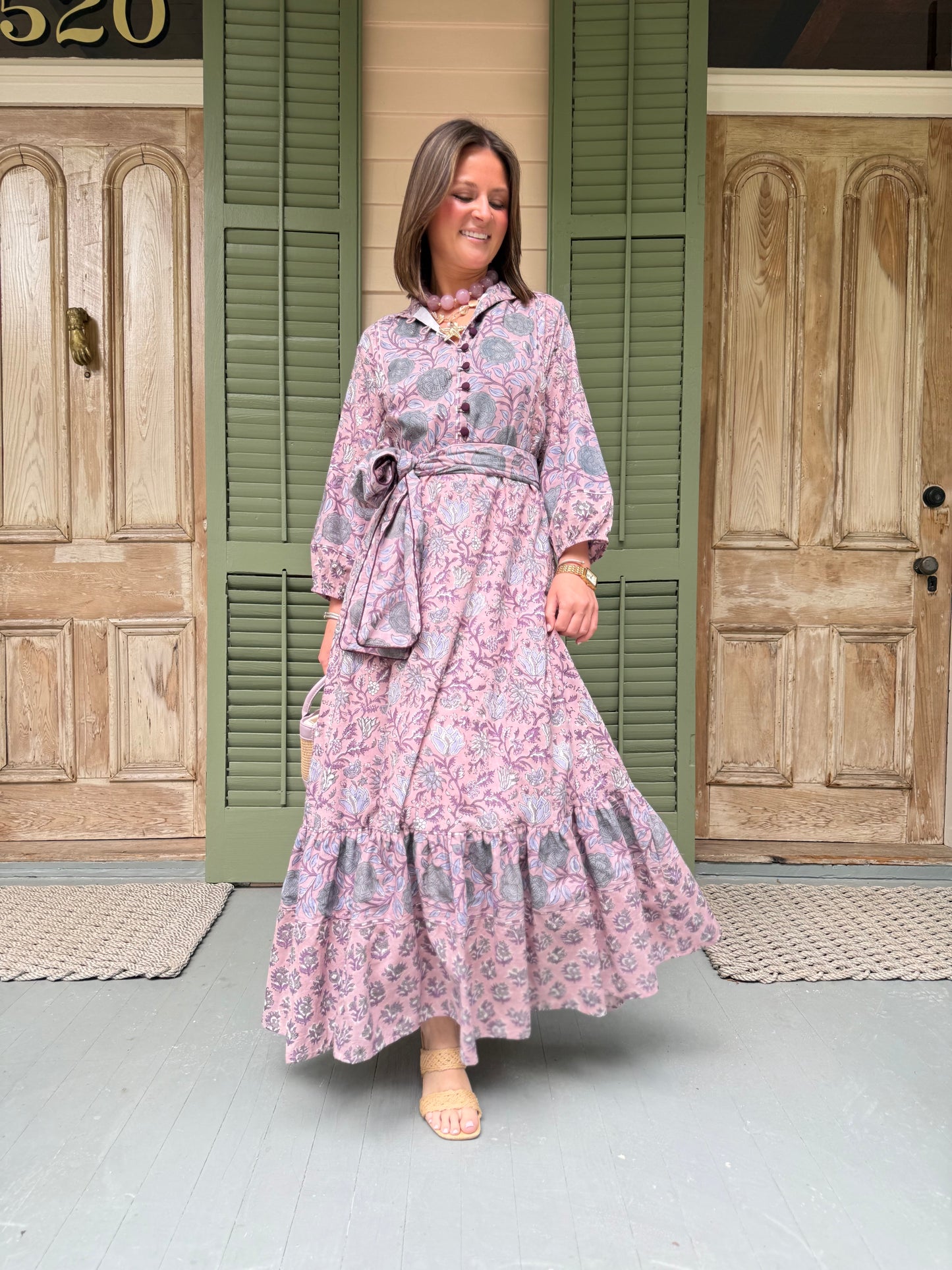 State Street Maxi in Lavender & Peri