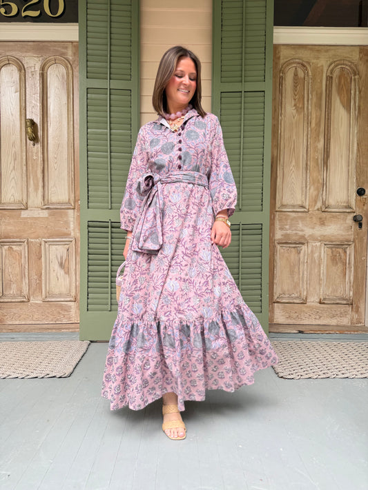 State Street Maxi in Lavender & Peri